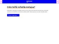 Website Screenshot Suomalainen työ ry