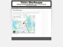 Website Screenshot Töölön Sikarikauppa