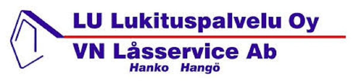 LU Lukituspalvelu Oy VN Låsservice Ab Logo