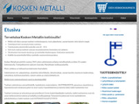 Screenshot for http://www.koskenmetalli.net