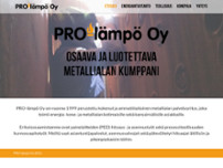 Screenshot for http://www.prolampo.fi