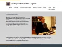Website Screenshot Asianajotoimisto Hannu Korpinen