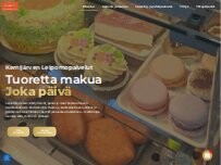 Website Screenshot Kiuaspulla, lounaskahvila