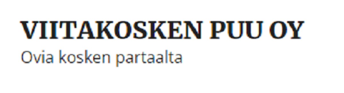 Viitakosken Puu Oy Logo