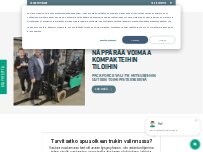Website Screenshot Logisnext Finland Oy