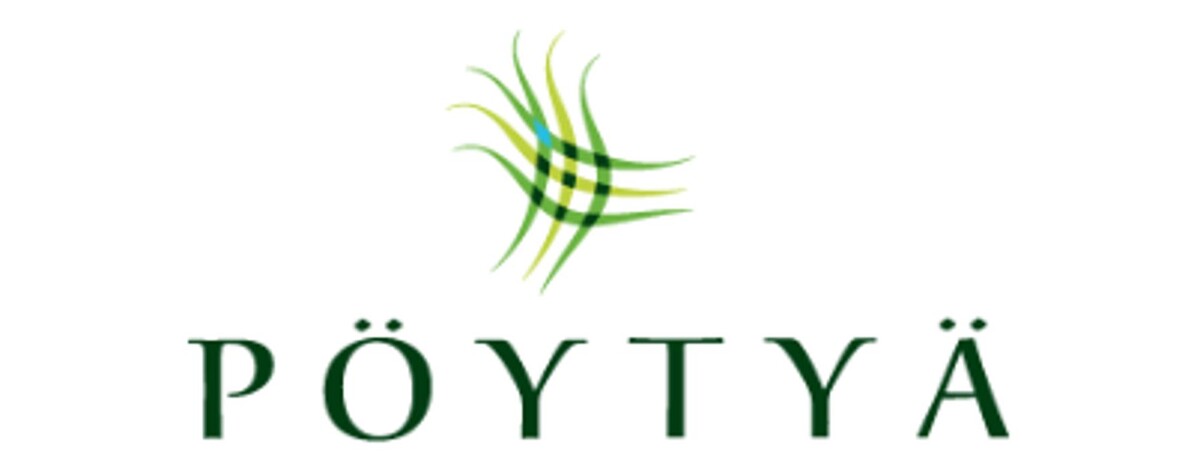 Pöytyän kunta Riihikosken virastotalo Logo