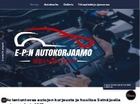 Website Screenshot E-P:n Autokorjaamo Oy