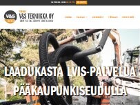 Website Screenshot Suomen V&S Tekniikka Oy