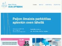 Website Screenshot Meri-Porin Uusi apteekki