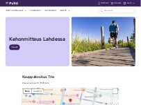 Website Screenshot Puhti kehonkoostumus mittauspiste Trio