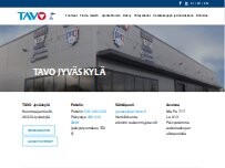 Website Screenshot TAVO Oy Jyväskylä