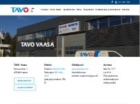Website Screenshot TAVO Vaasa