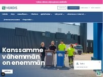 Website Screenshot Verdis Oy Porvoo