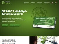 Website Screenshot Primaonline Oy