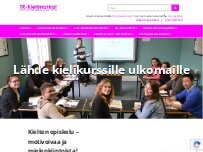 Website Screenshot TR-Kielimatkat