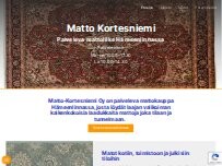 Website Screenshot Matto-Kortesniemi Oy