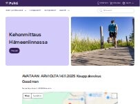 Website Screenshot Puhti kehonkoostumus mittauspiste Goodman