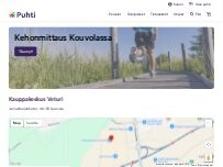 Website Screenshot Puhti kehonkoostumus mittauspiste Veturi