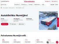Website Screenshot Autoklinikka Nurmijärvi, kolarikorjaus ja tuulilasin vaihto