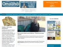 Website Screenshot Omalähiö-lehti