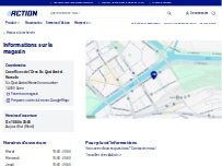Website Screenshot Action Caen Rives de l'Orne
