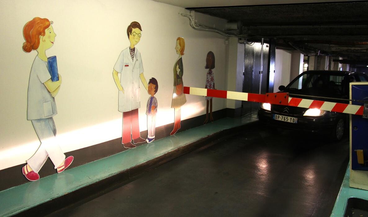 Images Saemes Parking Hôpital Robert-Debré