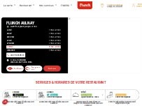 Website Screenshot FLUNCH AULNAY