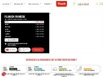 Website Screenshot FLUNCH FAMECK