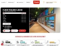 Website Screenshot FLUNCH TOULOUSE LABEGE