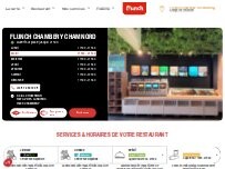 Website Screenshot FLUNCH CHAMBERY CHAMNORD