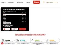 Website Screenshot FLUNCH BORDEAUX MERIGNAC