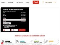Website Screenshot FLUNCH PERPIGNAN CLAIRA