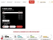Website Screenshot FLUNCH LIEVIN