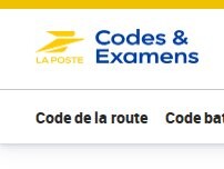 Website Screenshot La Poste - Centre d’examen du code de la route