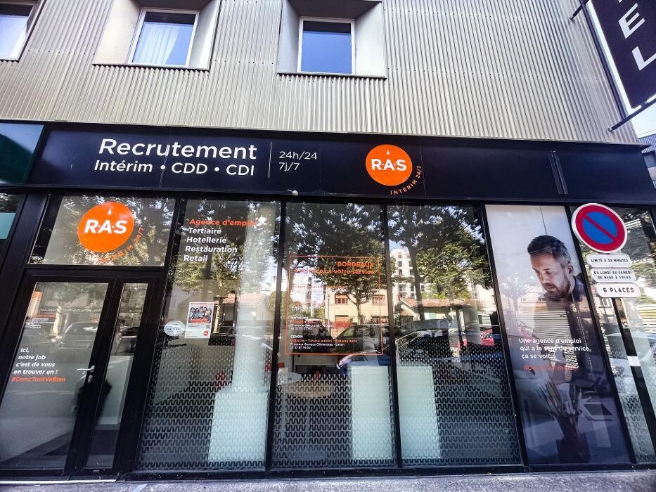 Images R.A.S Intérim Bordeaux Tertiaire