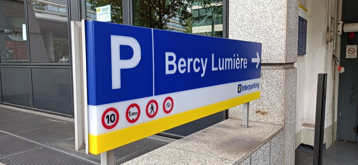 Images Parking Interparking Bercy Lumière