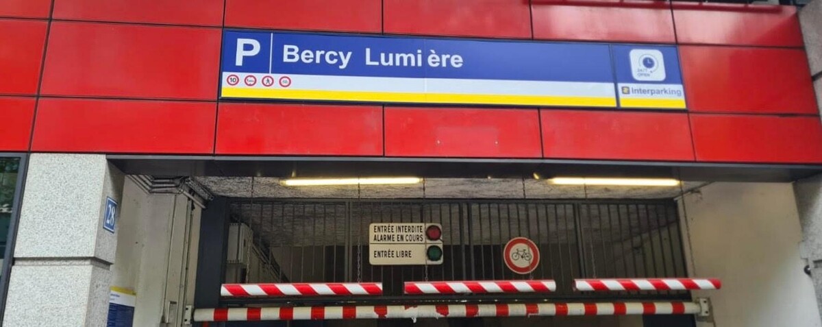 Images Parking Interparking Bercy Lumière