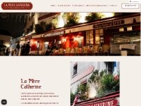 Website Screenshot La Mère Catherine