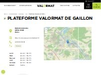 Website Screenshot Les Cases de l'Environnement / Valormat
