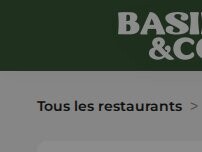 Website Screenshot Basilic & Co - pizzas de terroirs - Rennes Clemenceau