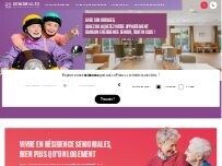 Website Screenshot Senioriales Le Tampon - Résidences seniors