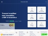 Website Screenshot BoursedesCrédits.com : courtier immobilier et rachat de crédit
