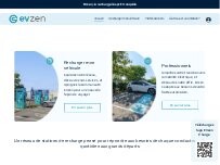 Website Screenshot EVzen station de recharge