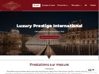 Website Screenshot Luxury Prestige International