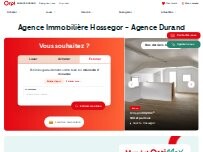 Website Orpi Agence immobilière Agence Durand Hossegor