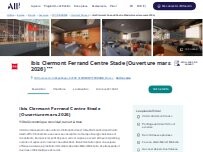 Website Screenshot ibis Clermont Ferrand Centre Stade