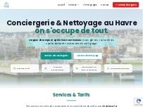 Website Screenshot MISS PROPRE