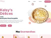 Website Screenshot Kelsy's Délices bar à chocolat