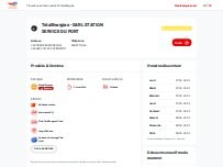 Website Screenshot TotalEnergies - SARL STATION SERVICE DU PORT