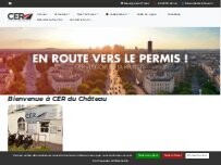 Website Screenshot CER DU CHATEAU